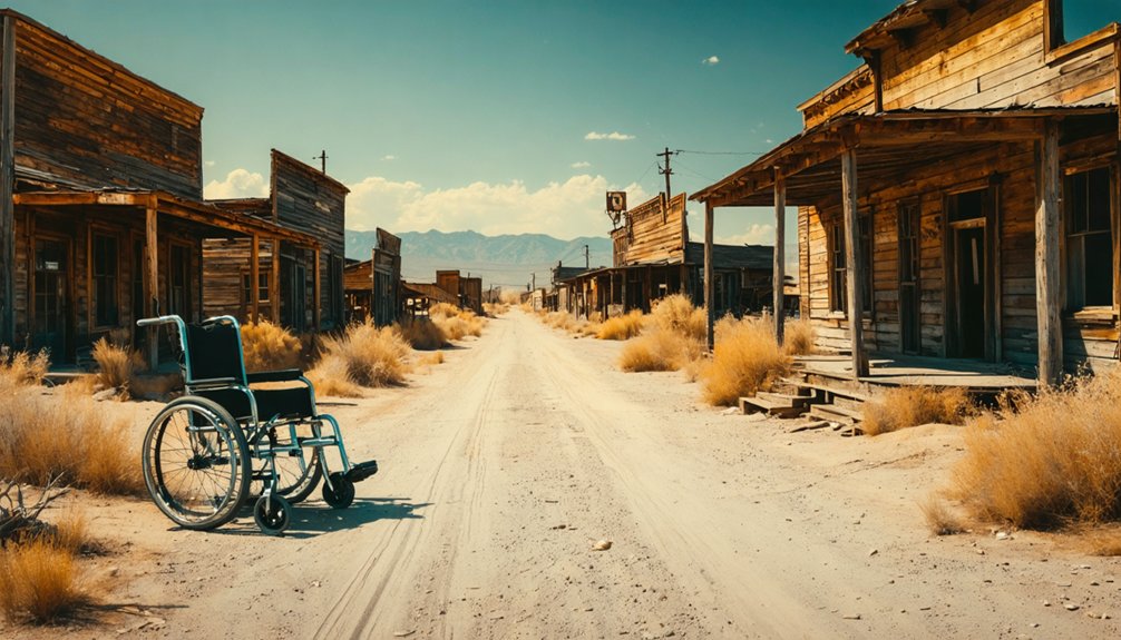 accessible abandoned towns
