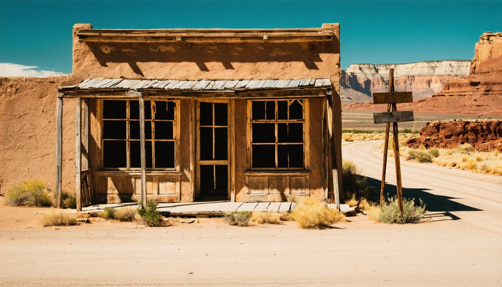 authentic quiet ghost town