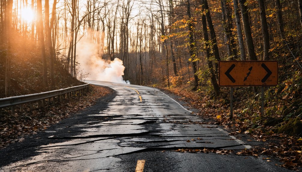 burning mine fire haunting town