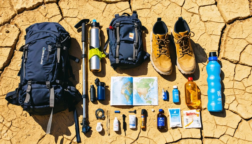carry water and safety gear