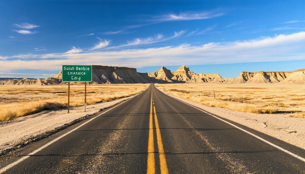 drive northwest through rural roads