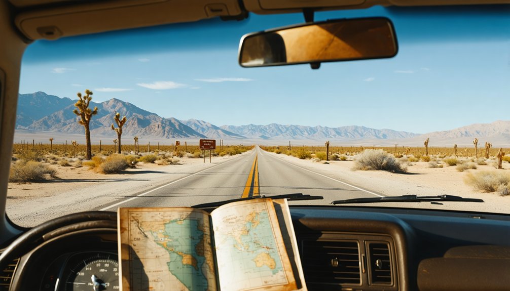 drive through mojave canyon
