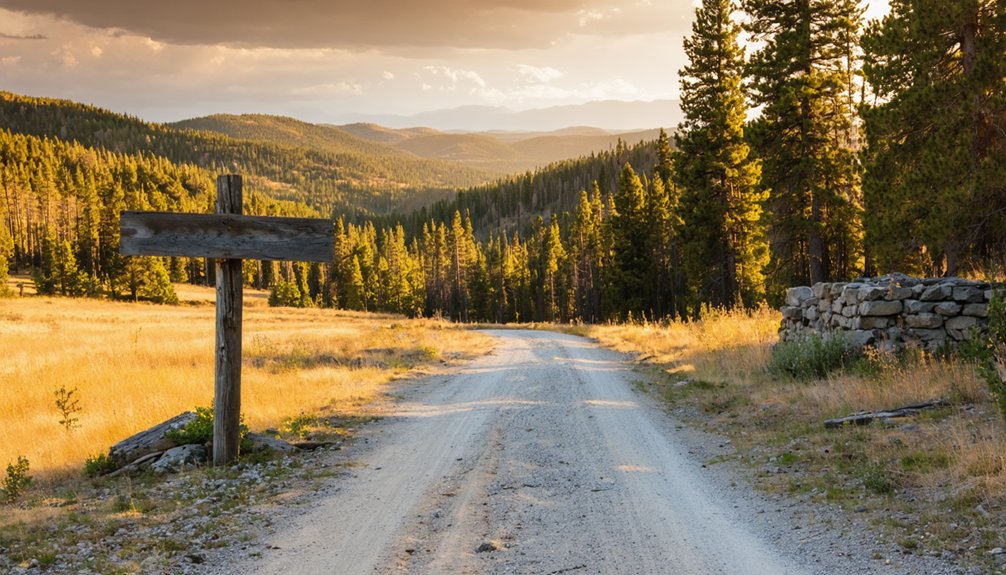 follow black hills mining roads