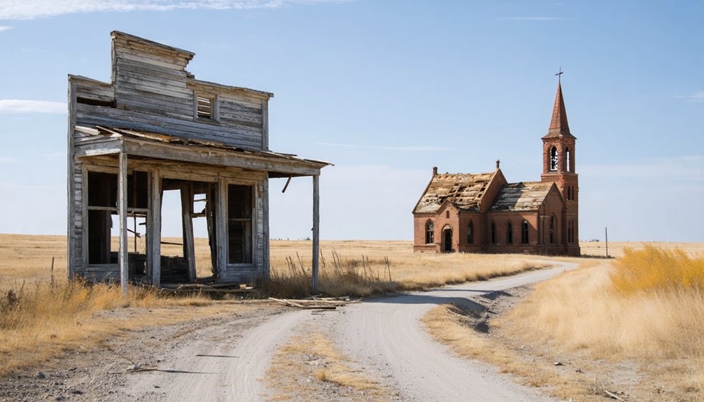 german russian ghost town remnants