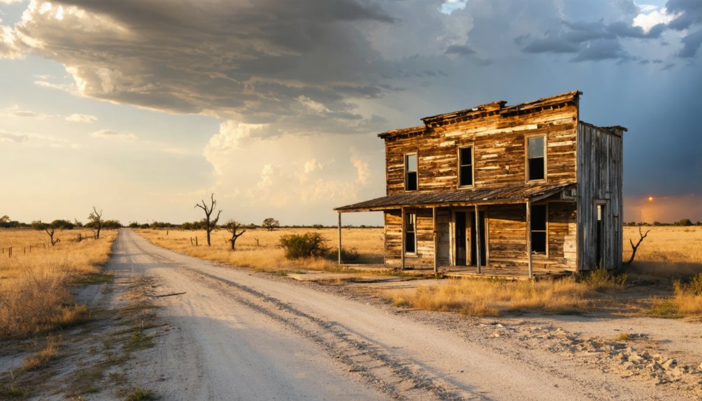 ghost town history quiet scenery