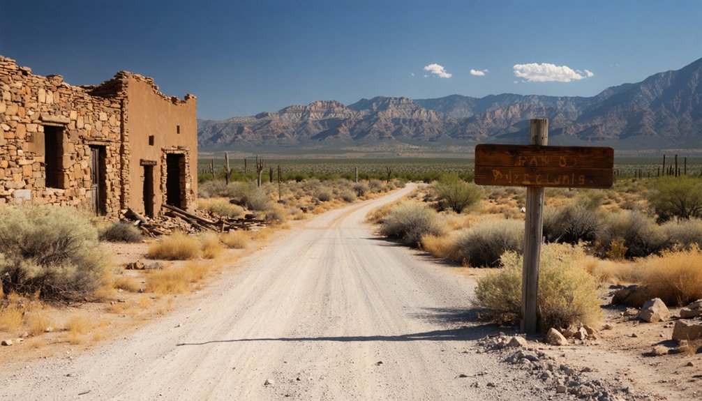 ghost towns along desert trail