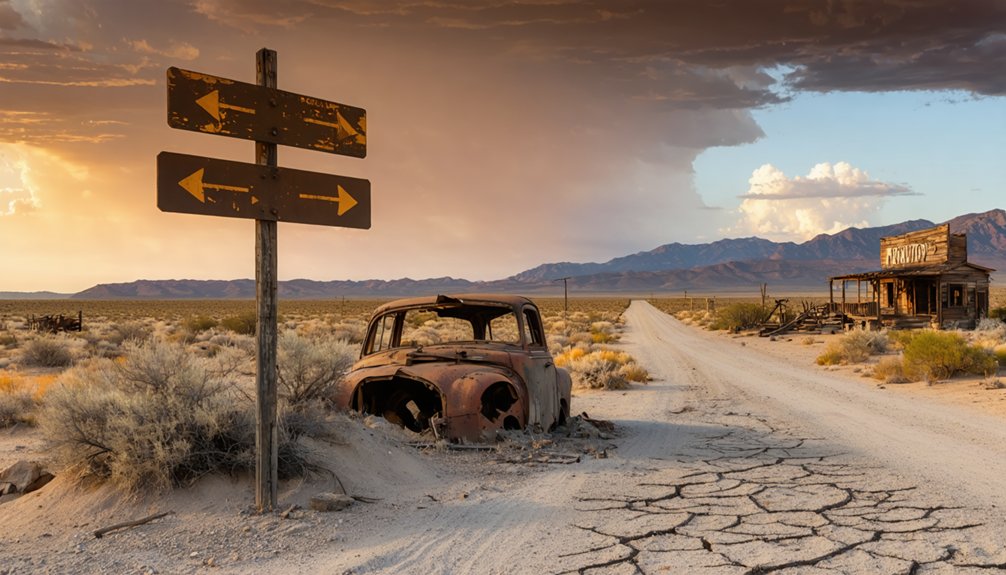 ghost towns along nevada route