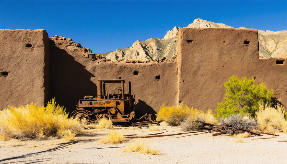 ghost towns are remote minimal industrial