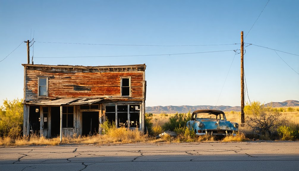 ghost towns near keystone lake