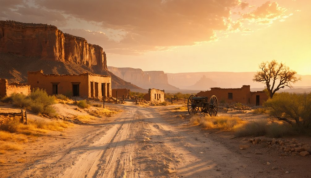 ghost towns with contrasting histories