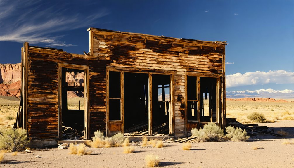 ghost towns with standing relics