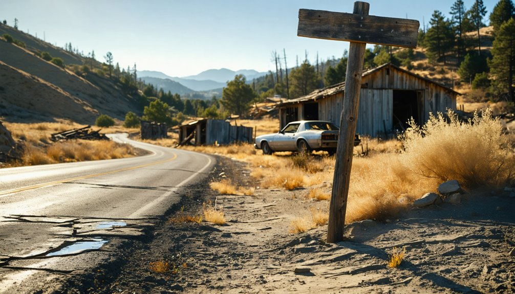 gold rush ghost town site