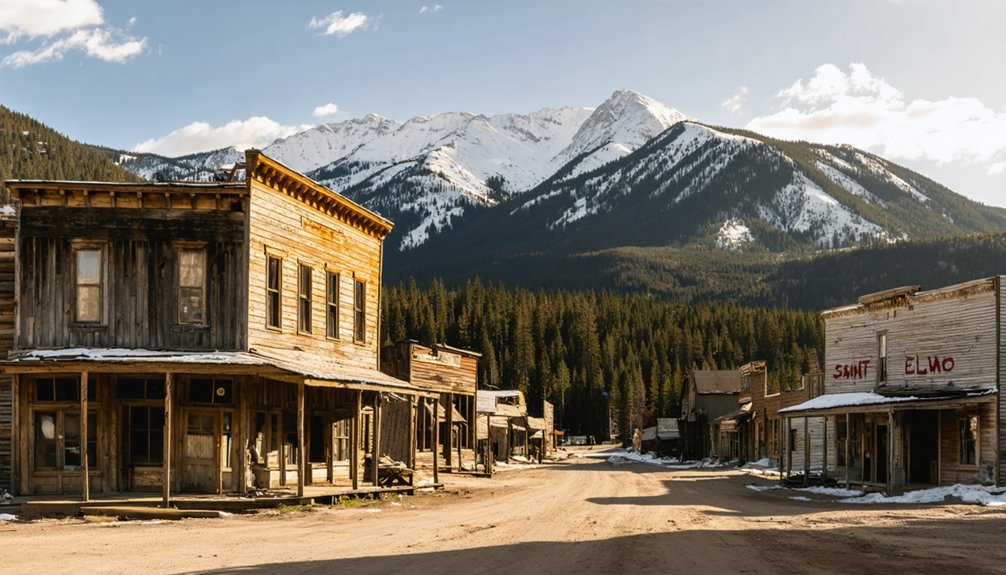 historic mountain mining town