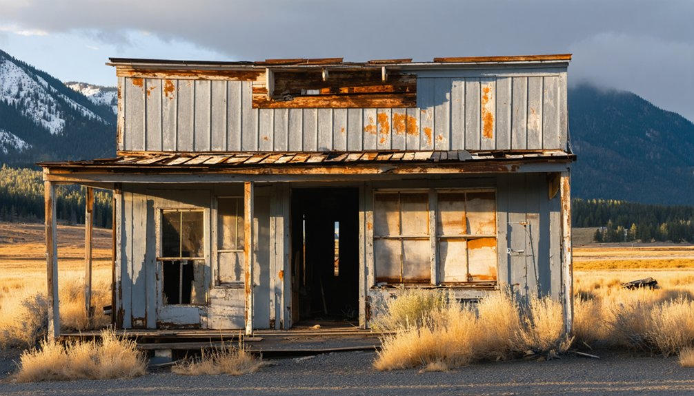 idaho ghost towns surviving buildings