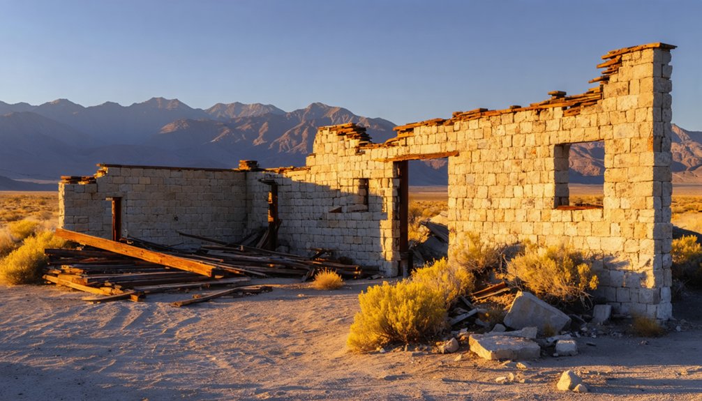intact ruins mining history