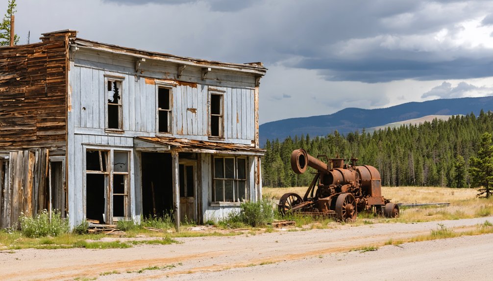 mining boom creates ghost towns