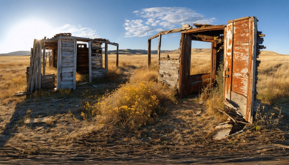 mining relics and stone walls