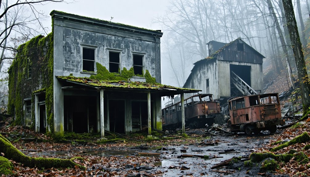 mining towns sudden collapse