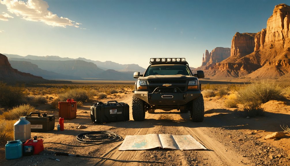 prepare vehicle and safety gear