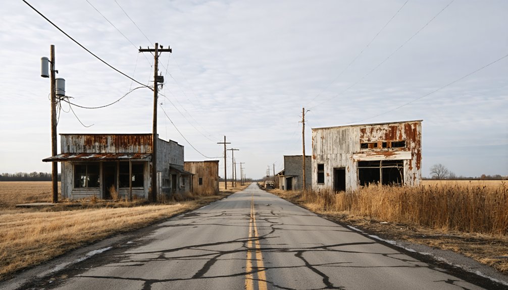 railroad absence accelerated decline