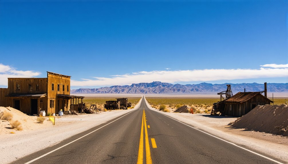 remote desert mountain town