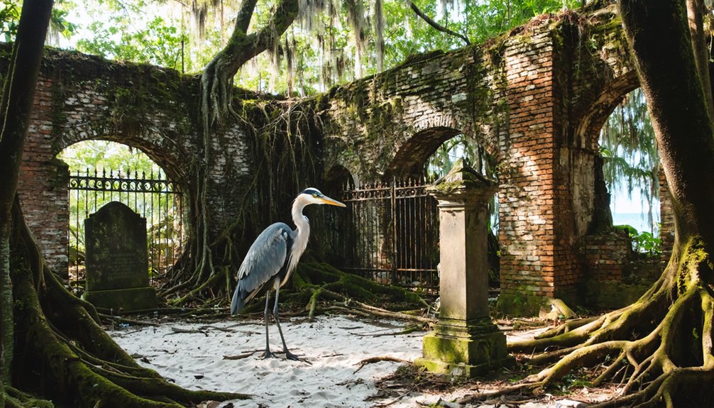 ruins cemetery wildlife refuge
