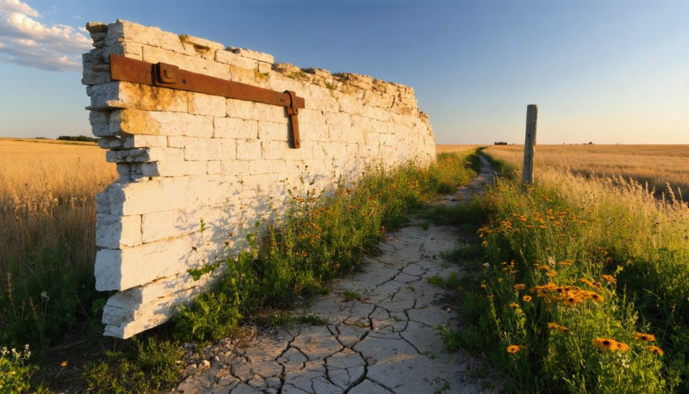 ruins wildlife historic marker