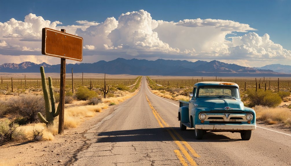 scenic desert roadside stops