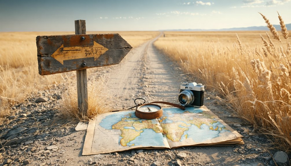 use maps and landmarks
